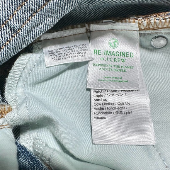 J. Crew | Women | Full Length Demi-Boot Raw Hem Kamari Wash Jeans | Size 28 - Picture 10 of 14